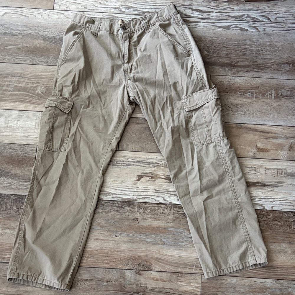 Wrangler Authentic Men's Tan Cargo Pants